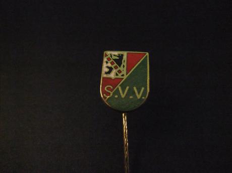 SVV (Schiedamse Voetbal Vereniging) emaille uitvoering